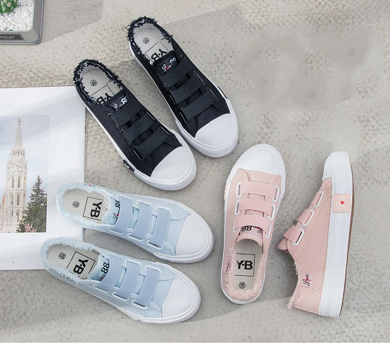 Новая спортивная обувь, женские модные кроссовки, zapatos de mujer размера плюс, тканевая прошитая обувь на липучке, женская обувь для бега basket homme