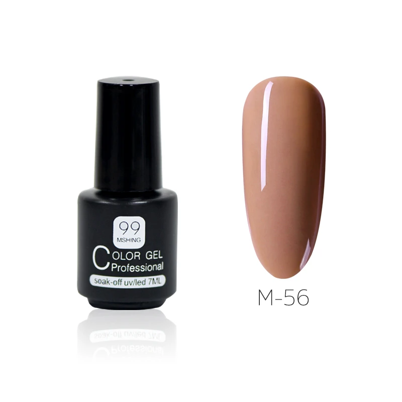 M056 MSHING99 набор гель-лаков все для маникюра Полупостоянный Vernis верхнее покрытие УФ светодиодный Гель-лак замочить от ногтей художественный Гель-лак для ногтей - Цвет: M056