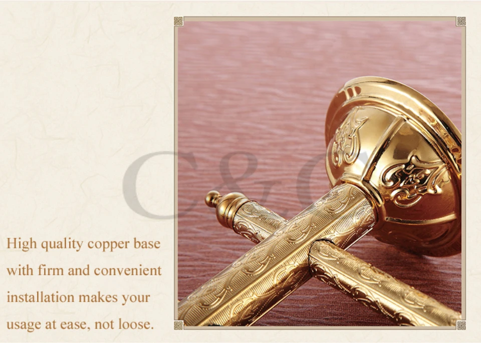 Двойные Полки для полотенец ванной комнаты благородный и элегантный Твердый