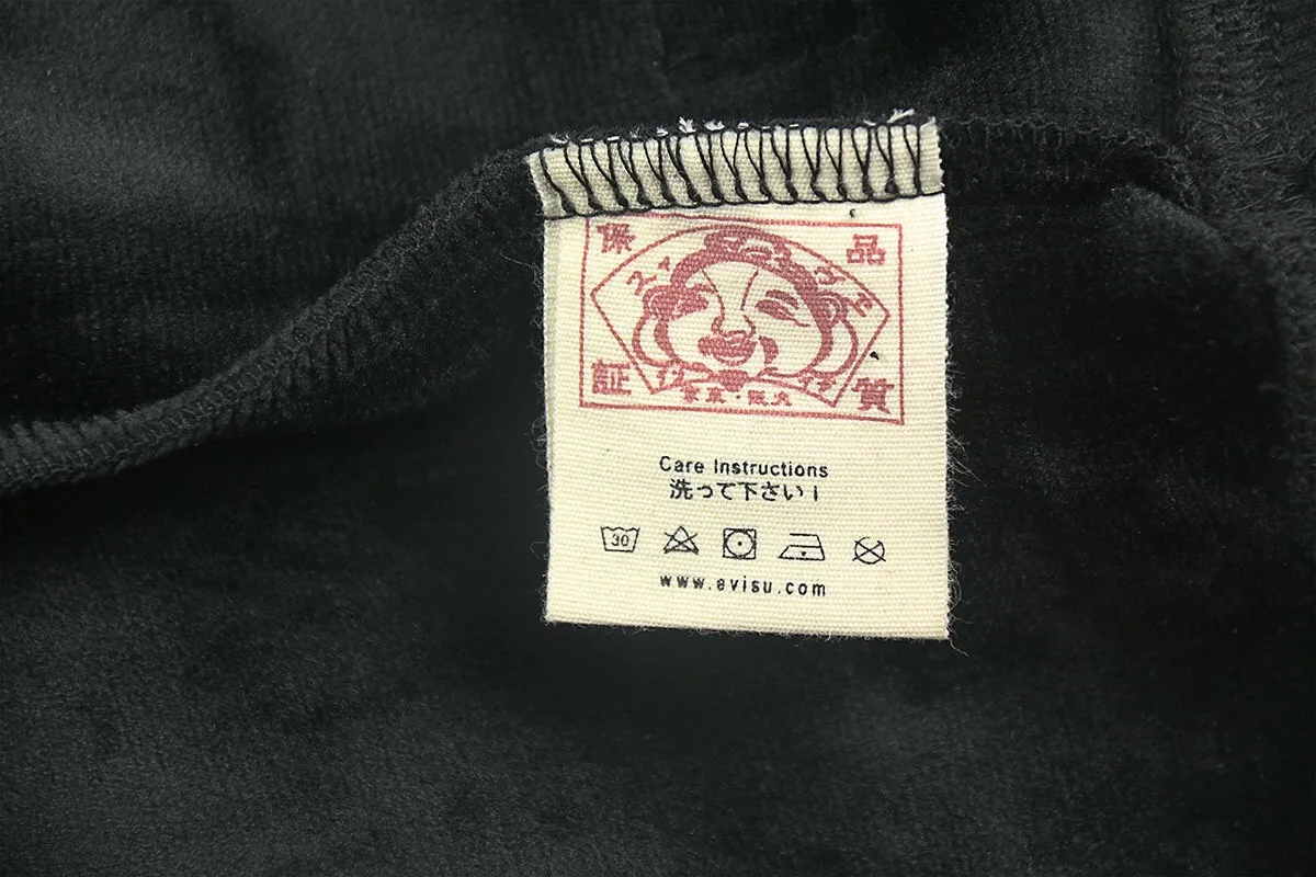 Evisu вышивка Высокое качество Мужские Дикие повседневные брюки теплые дышащие трендовые спортивные брюки мужские повседневные брюки черные брюки F093