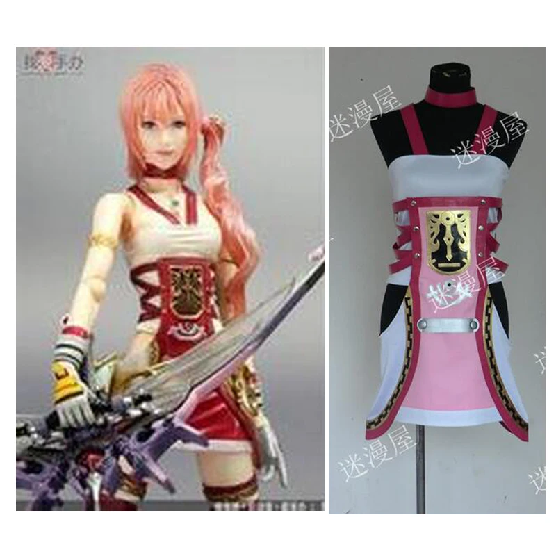 2016 Final Fantasy XIII 2 FF 13 Серах фаррон Косплэй костюм для ношения при температуре до