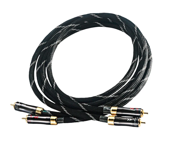 Новый Cayin кабель RCA длиной 1 2 м оригинальная посылка экранированный передачи