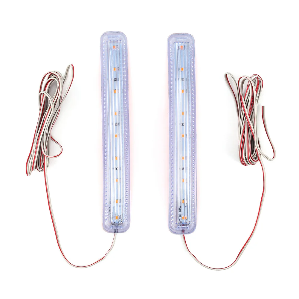 2 шт. поворотник на зеркало светодиодный ретрокозырек универсальный поворотный