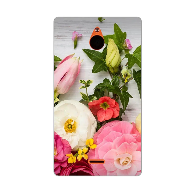 M100 Чехол для Nokia X2 X2DS Dual SIM RM-1013 задняя крышка цветок Coque пластик напечатанный Кот Сова чехол для телефона с рисунком в виде животного для Nokia X2 - Цвет: M100
