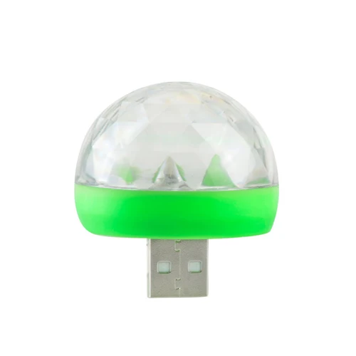 green shell 3W RGB Ночной светильник детский USB ночной Светильник звук вечерние светильник s датчик голосового управления декоративный светодиодный светильник s диско Dj сценический ночной Светильник - Испускаемый цвет: green shell 3W