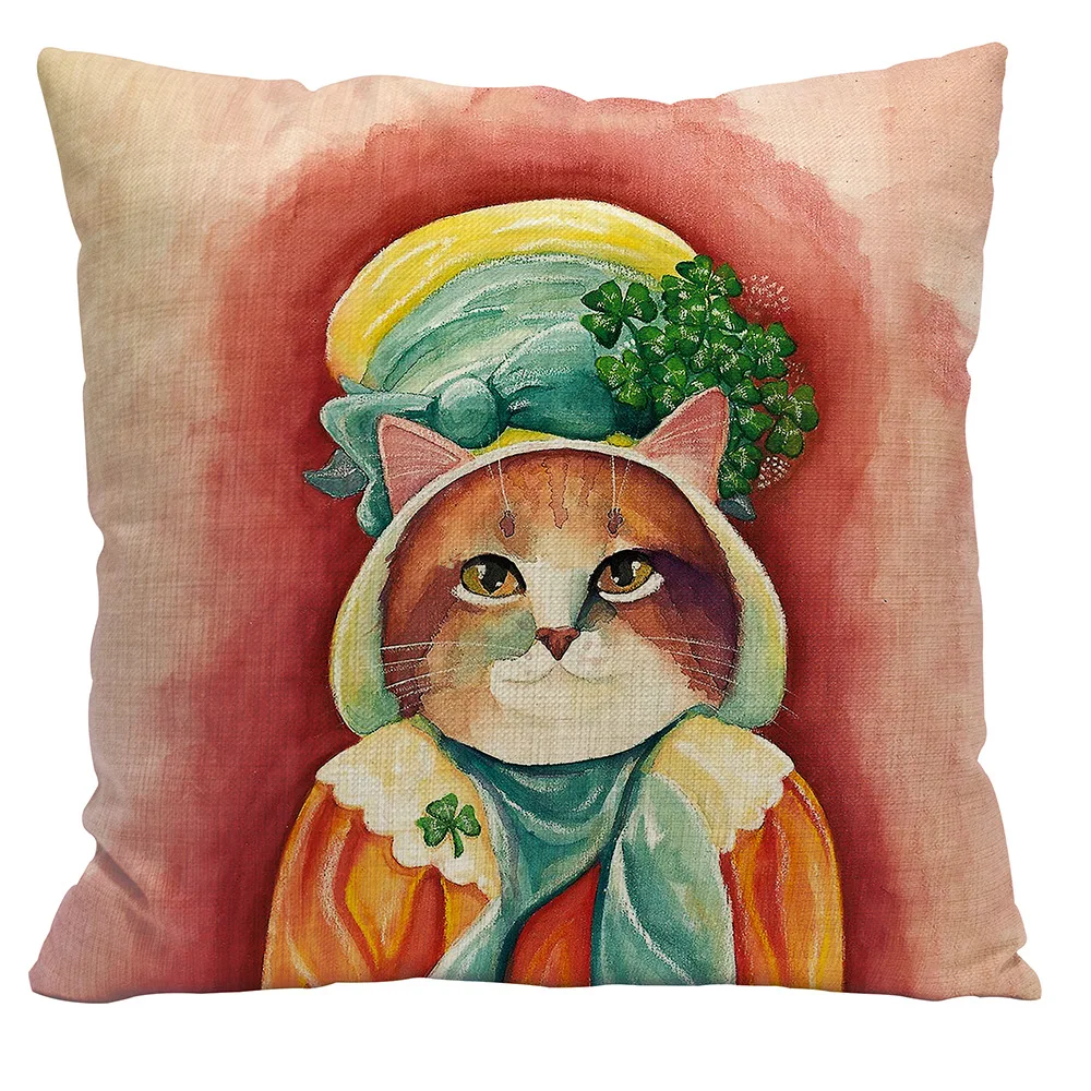 BV01008 Cat Art пледы наволочка белье Чехлы для дивана