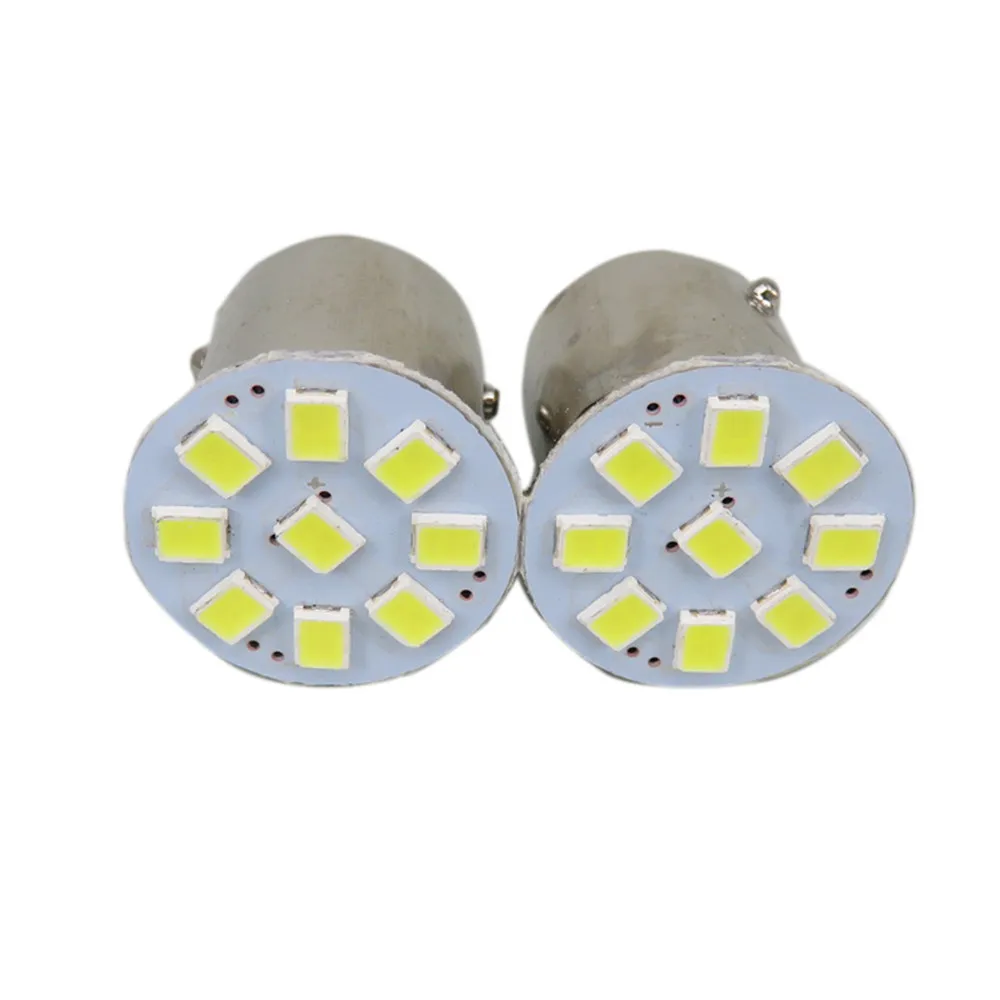 WLJH 100 шт. 24 В светодиодный 1156 BA15S P21W 1157 3528 светодиодный тормозной обратный резервный сигнальная Поворотная лампа внешний светильник для автомобиля грузовика прицепа RV лампа