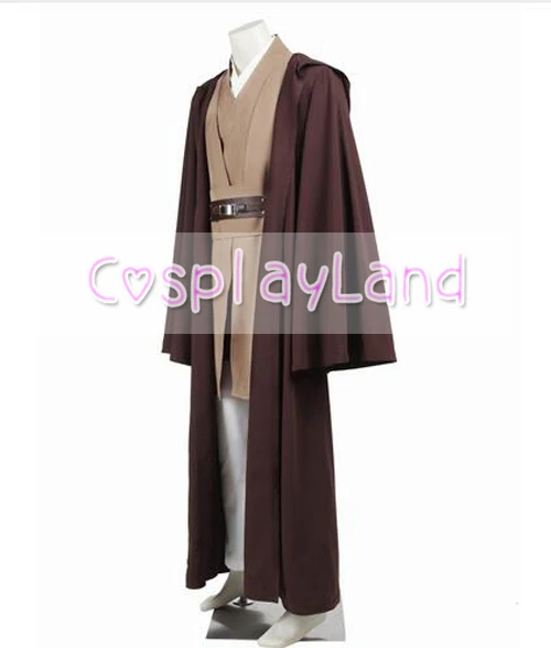 Звездные войны Mace Windu Рыцарь Джедай косплей костюм для взрослых плащ Хэллоуин