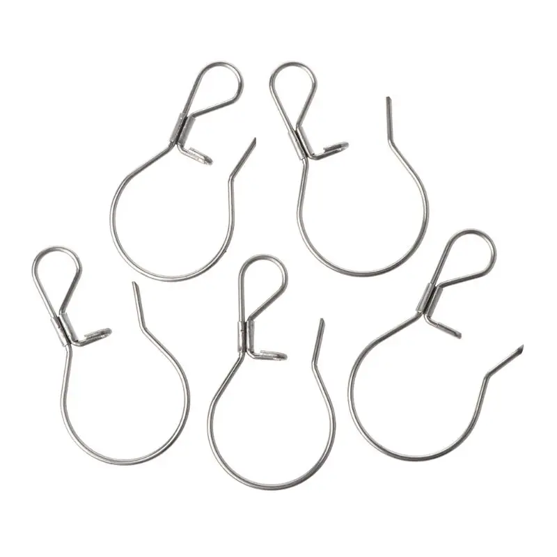 5 шт./упак. рыба замок Нержавеющая сталь живой рыбы пряжка с одной стороны пряжки