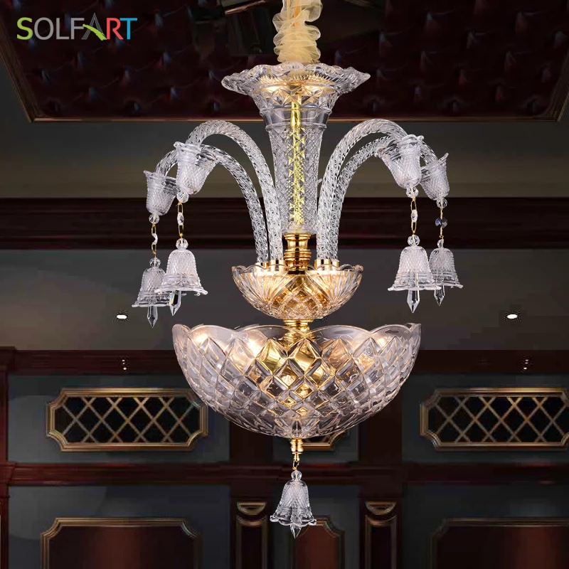 SOLFART хрустальная люстра 90-260 в подвески для люстры стеклянные современные