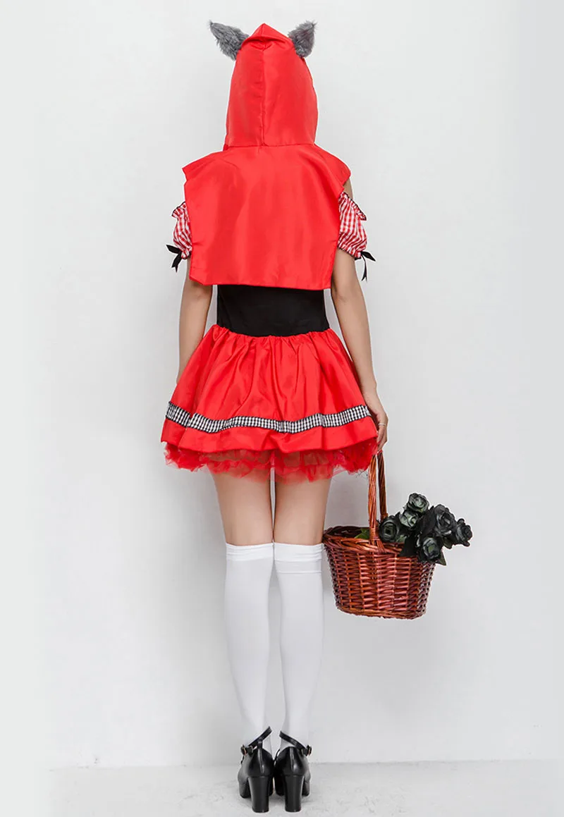 Новинка милый костюм с Героями сказок красная Кепка маскарадное платье для