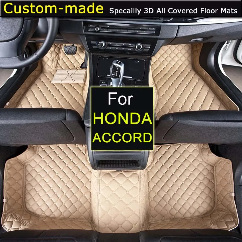 Для Honda Accord 6/7/8/9 2004 2008 2013 2 3 1993 2002 автомобильные коврики пользовательские ковры