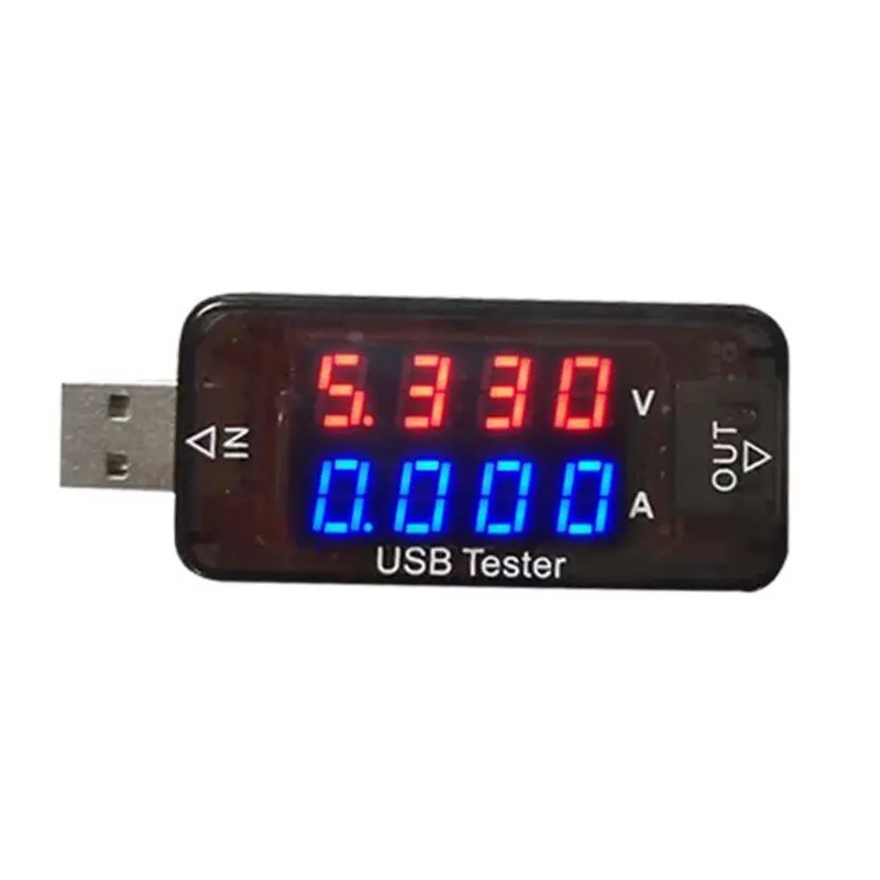 Высокоточный зарядный детектор напряжения USB 4 цифры Мобильный Внешний