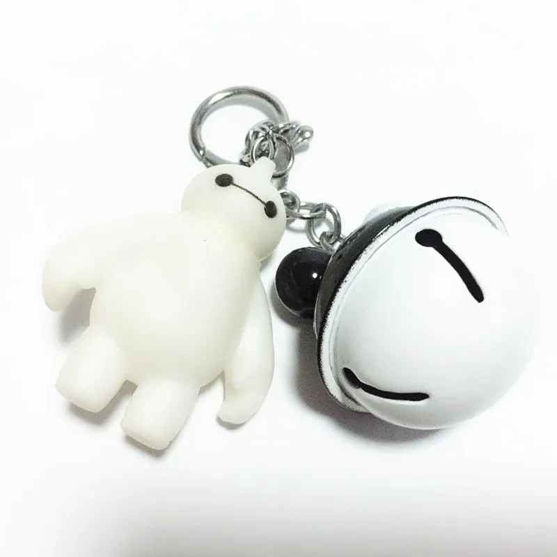 2018New поступление модные Baymax маленький колокольчик брелок многоцветная с