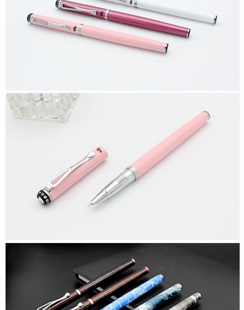 Jinhao 301 перо для авторучек kawaii чернильная ручка Роскошная авторучка художественные принадлежности очень тонкий 0,38 мм наконечник для письма канцелярские принадлежности lamy