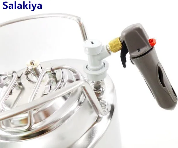 

New Type CO2 Hand-held Inflation Valve For Homebrew Beer Keg
