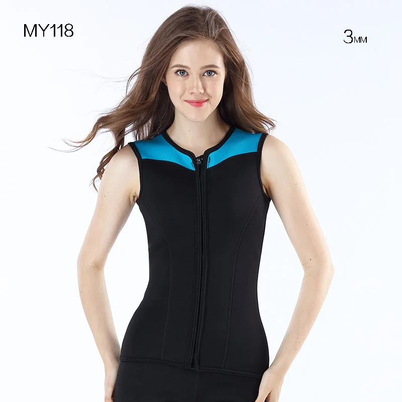 Неопреновый нейлоновый теплый жилет для дайвинга 3 мм с разрезом уличный