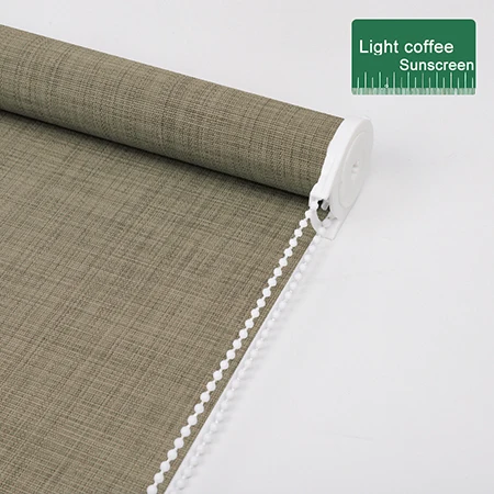 Light Coffee Skansen Солнцезащитная тканевая подкладка Солнцезащитная Защита от УФ роликовые жалюзи теплоизоляция солнце-затенение окна для жизни - Цвет: Light Coffee