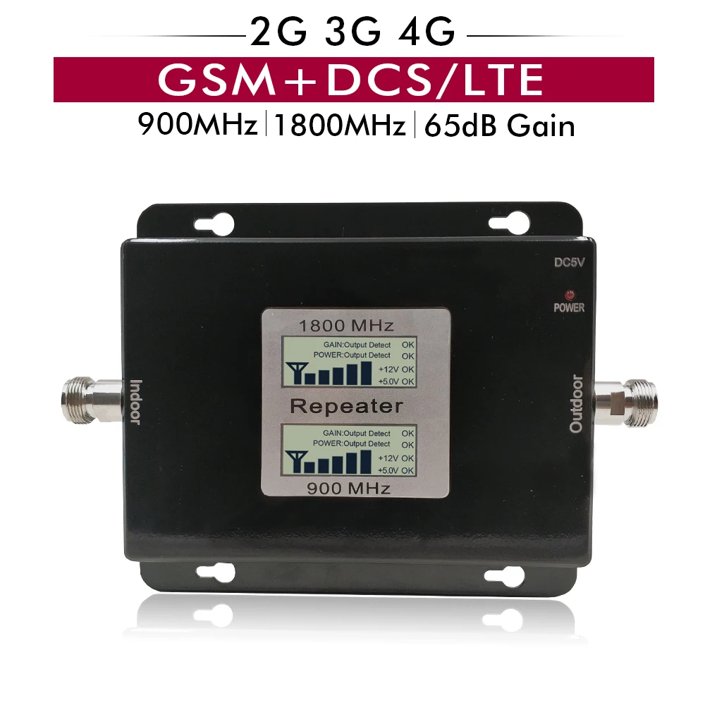 Российский двухдиапазонный усилитель сигнала GSM 900 + DCS LTE 1800 МГц ретранслятор