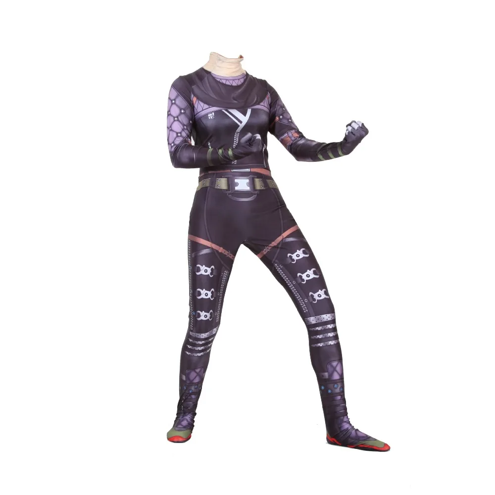 2019 Женский Детский костюм для косплея с героями игры Kostuum Ghost Spirit Wraith Apex Legends Zentai
