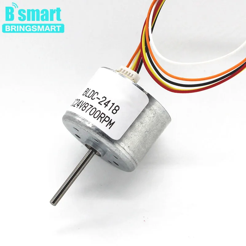 Bringsmart R2418 Micor бесщеточный мотор высокая скорость 7500 об/мин 12В электрическая