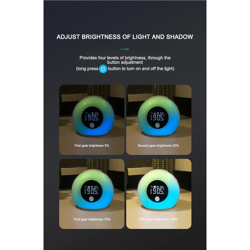 Портативный многофункциональный динамик с Bluetooth СВЕТОДИОДНЫЙ Красочный