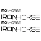 Виниловая наклейка для украшения рамы велосипеда IRONHORSE, съемные самоклеящиеся художественные переводки для железной лошади