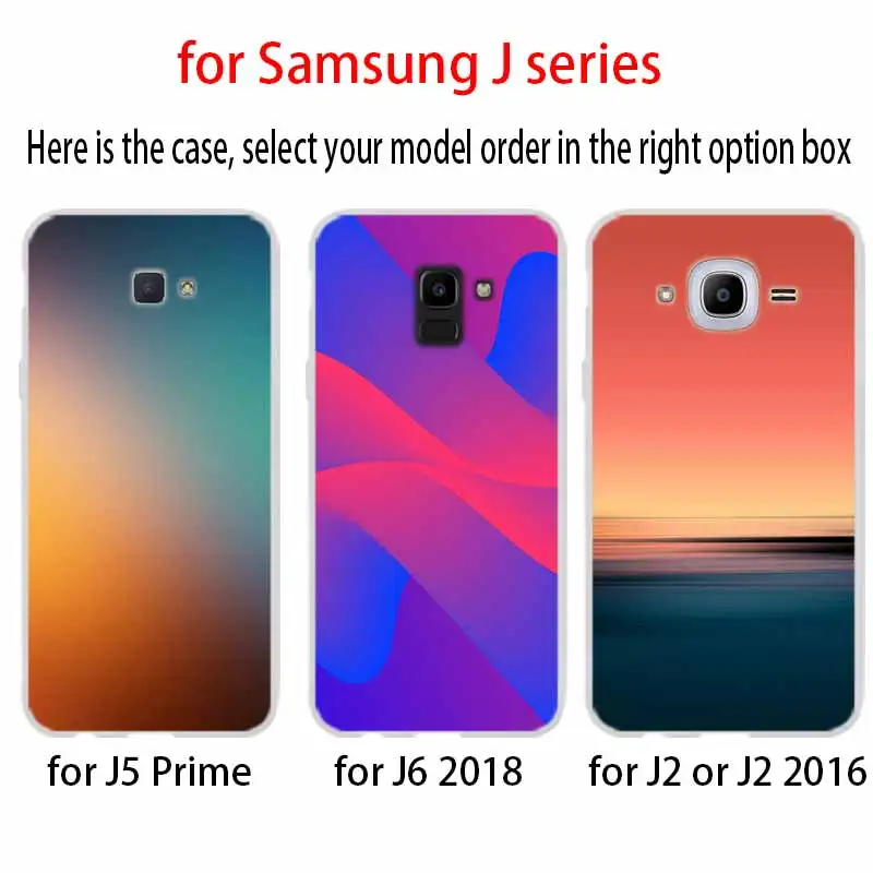 Чехол для телефона Samsung Galaxy J6 J4 Plus J8 J3 J7 2018 J5 j7 2017 2016 j6 Prime чехол с градиентным