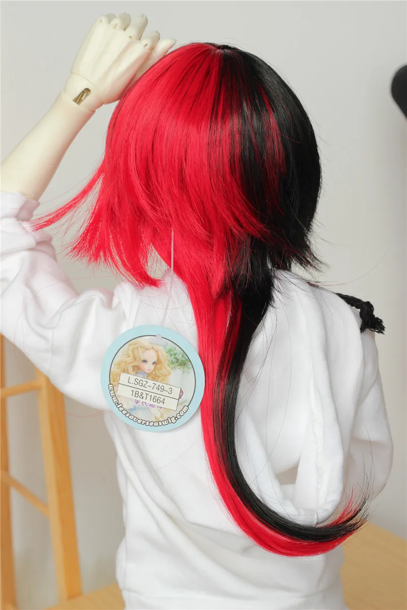 Модные длинные вьющиеся синие волосы парик для 1/3 1/4 1/6 BJD куклы Фиолетовый Цвет Горячая Распродажа аксессуары для куклы ручной работы игрушка