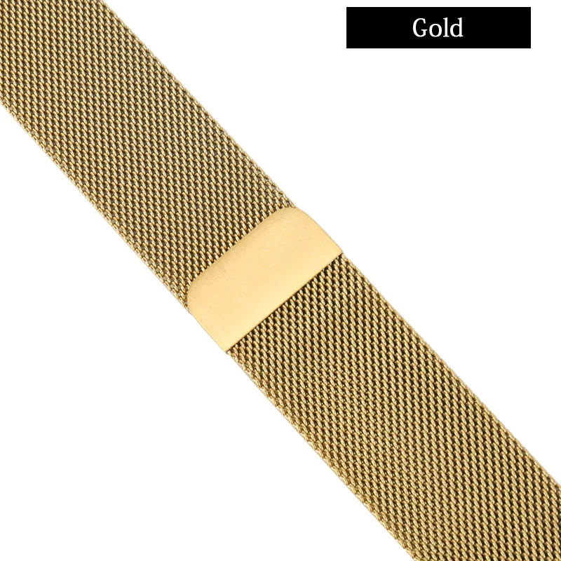 Glod MAIKES, Миланская петля, ремешок для Apple Watch, 4, 44 мм, металлический ремешок для часов Apple Watch, 42 мм, ремешок из нержавеющей стали iwatch, 40 мм, 38 мм - Цвет ремешка: Glod