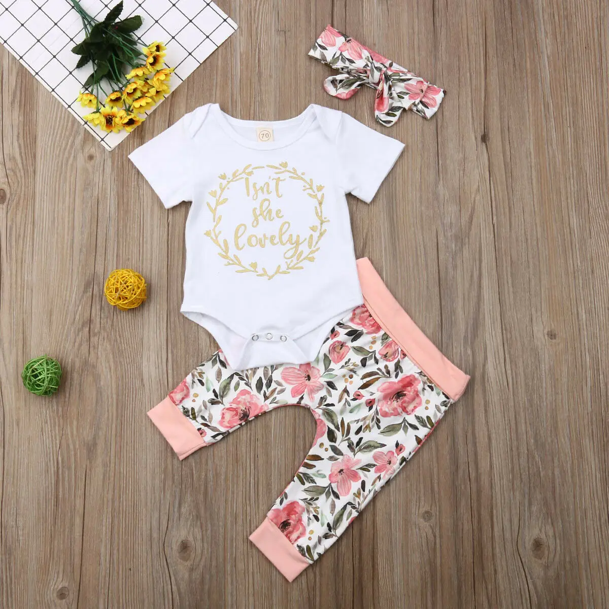 Комплекты одежды для маленьких девочек Топы комбинезон спортивный костюм с