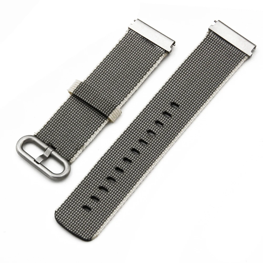 Ремешок нейлоновый для часов 22 мм из нержавеющей стали|nylon watch band|nylon bands 22mmwatch band |