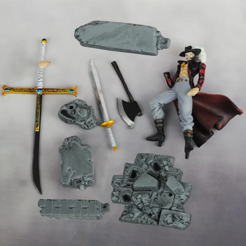 Экшн фигурка SC Dracule Mihawk из ПВХ 150 мм цельная экшн аниме игрушка One Piece Action фигурки|toy