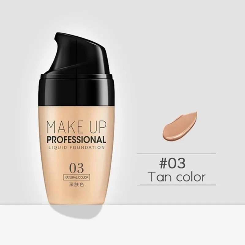 Dark Skin Color Косметический крем для лица водостойкий стойкий консилер жидкий профессиональный макияж полное покрытие матовая основа макияж - Цвет: Dark Skin Color