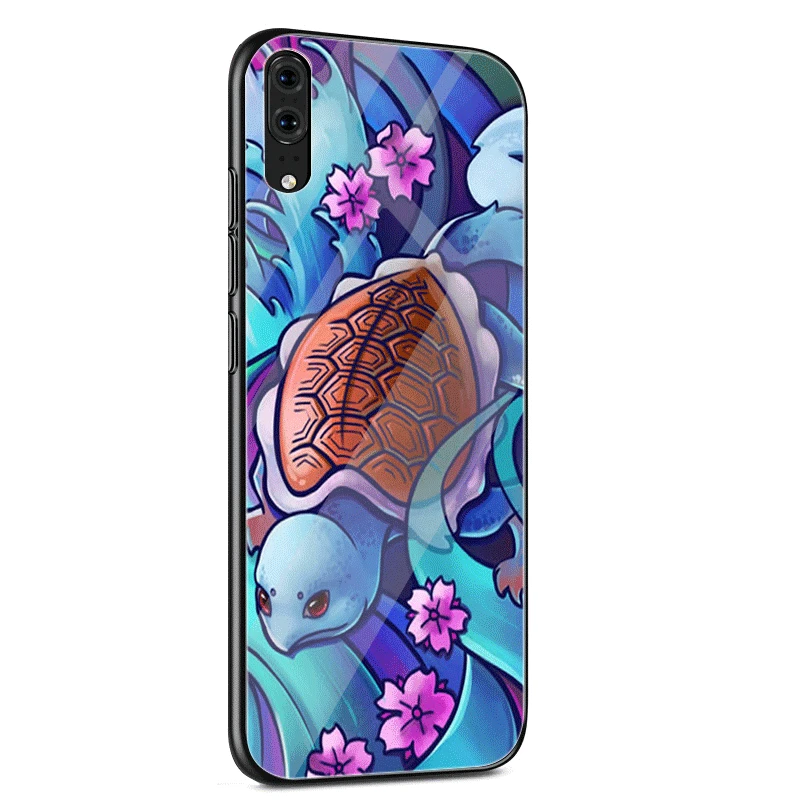 Desxz, Чаризард, Сквиртл, Вапореон Pokemon чехол Стекло для huawei P10 P20 Pro P Smart Коврики 10 20 Lite Y6 Y9 Honor 7A 8X9X10 - Цвет: G9