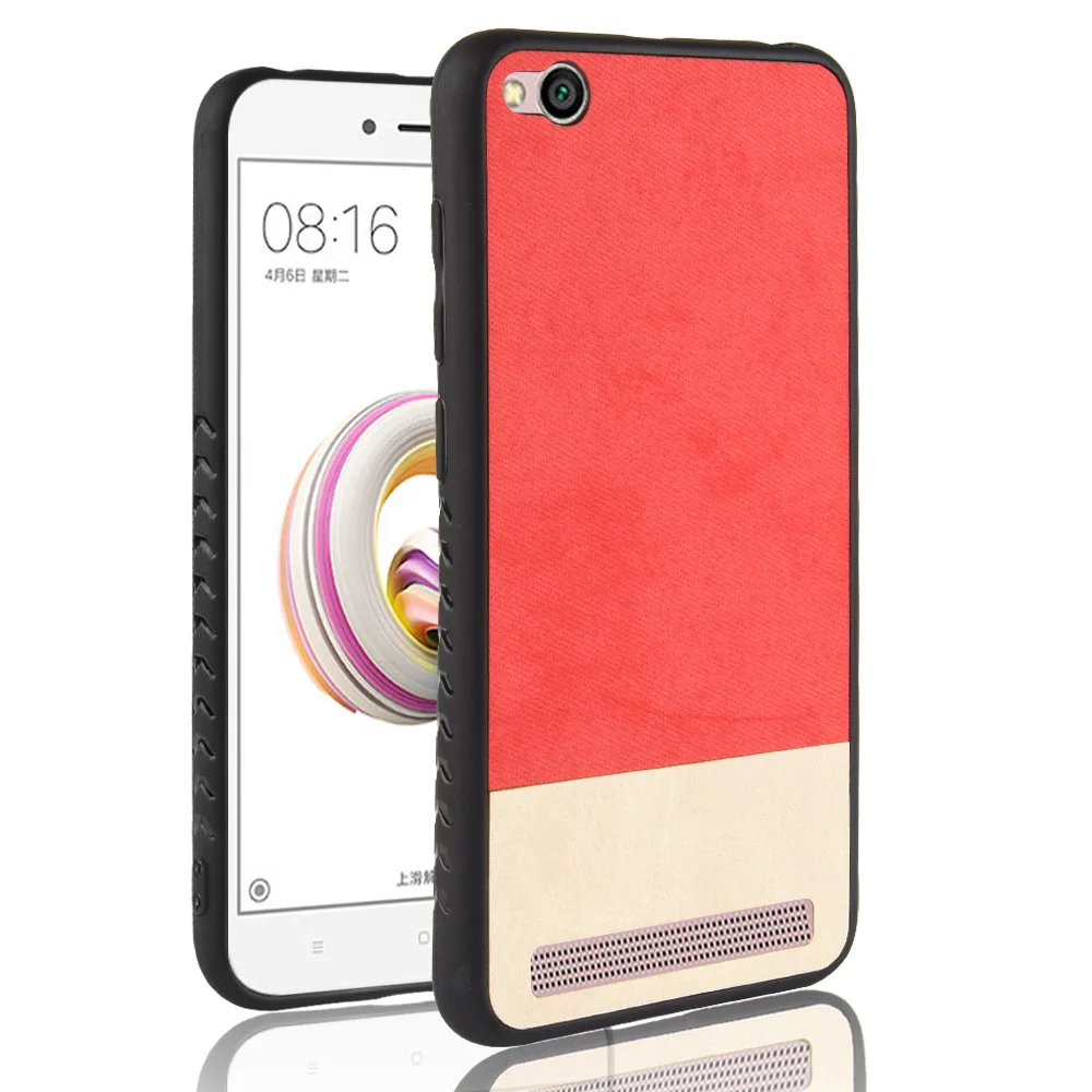 For Xiaomi Redmi 5A Case TPU Silicone Cover for 5 A cases pc+tpu phone Redmi5A back Two-tone PU Phone | Мобильные телефоны и