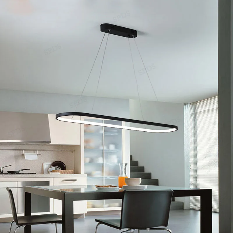 Modern Silicone Aluminum LED Simple Scandinavian Restaurant Chandelier Interior Lighting Home Decor Cord Pendant | Освещение