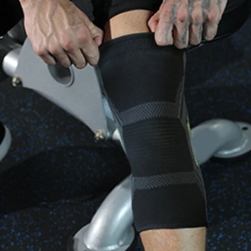 1 шт. фитнес наколенник дышащий эластичный бандаж на колено компрессионная