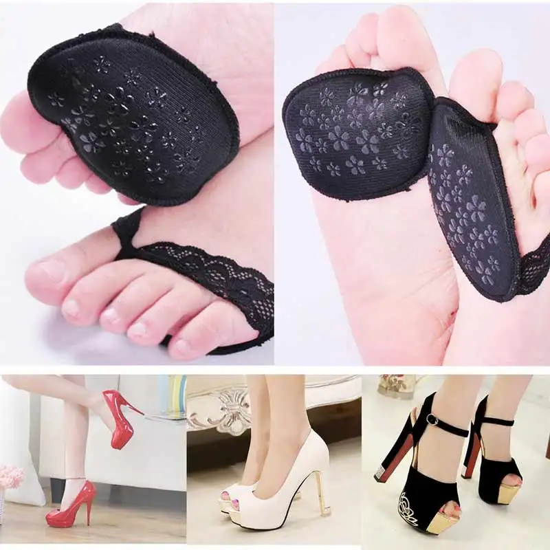 

2Pcs=1Pair Insoles For Flatfoot Half Yard Cushion Pad Arch Support High Heeled Shoes Insoles Orthopedic Flat Foot Insole Pads