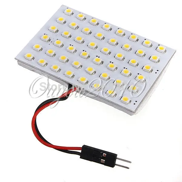 48 SMD 1210 светодиодный Панель холодный белый автомобиль авто Купол Карта