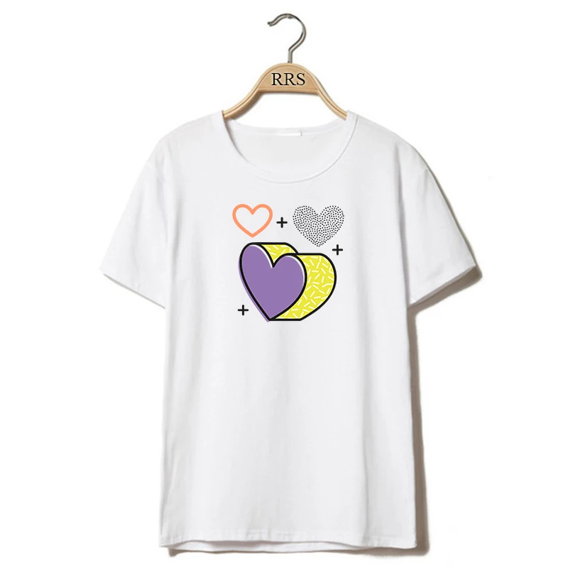 Модные новые футболки для девочек Женская Футболка Harajuku Kawaii Femme повседневные