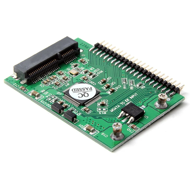 50 шт./лот mSATA SSD до 2 5 дюймовой карты адаптера IDE мини PCI-E HDD конвертер как