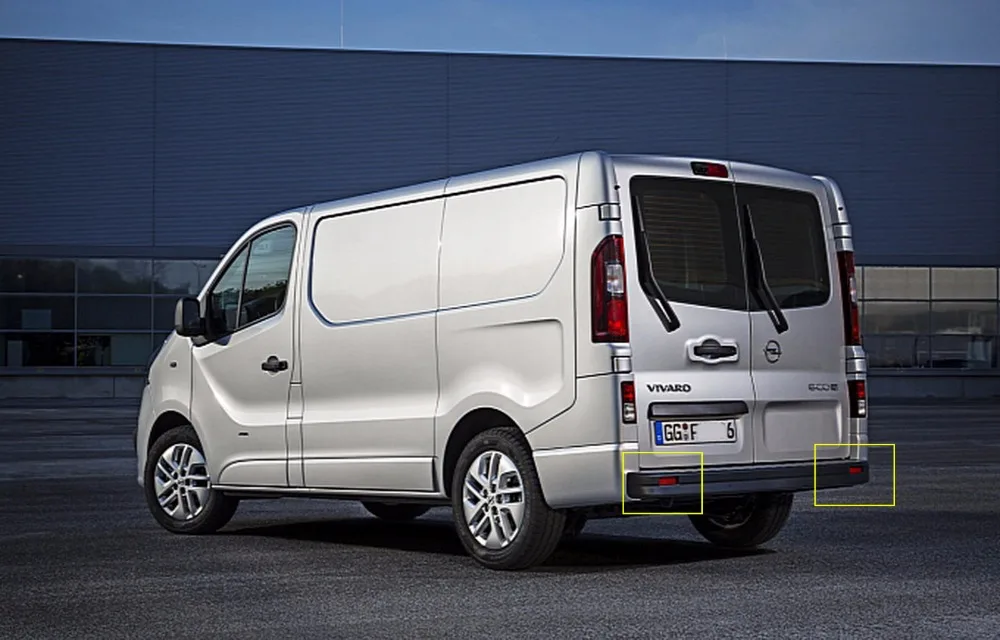 ANGRONG 2x для Renault trasic Master Primastar Красный Объектив OEM Задний Бампер Отражатель L+ R(CA329