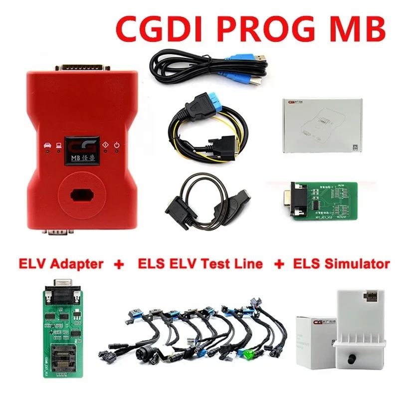 Серый CGDI MB BENZ Key Programer через OBD Поддержка всех ключей потери CGDI Prog MB для Benz CG Prog для MB CGDI Pro - Цвет: Серый