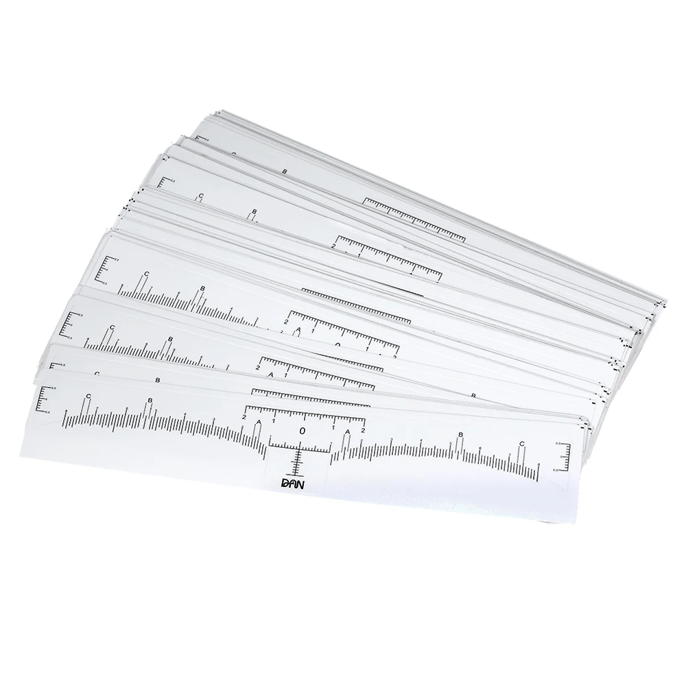 100 шт Набор для перманентного макияжа бровей постоянное измерение одноразовая