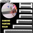 Алмазная живопись линейка Круглый Инструмент для сверления магический инструмент Алмазная вышивка сетка линейка из нержавеющей стали Линейка Инструмент