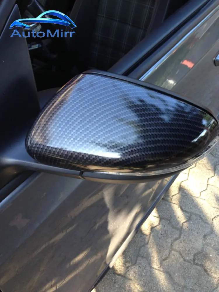 Боковое зеркало крышки для Volkswagen Golf 6 GTI 7 MK7 R для Jetta MK6 Scirocco(карбоновый вид) Passat B7 B8 Polo 6R 6C MK5 PLUS