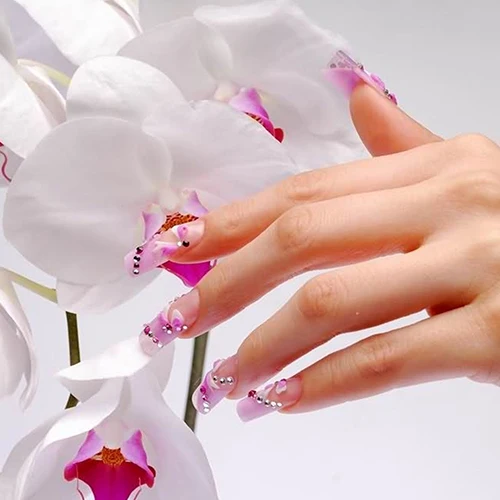 Новые 12 Разноцветные Акриловые Советы для ногтей УФ гель-пудра Пыль 3D DIY