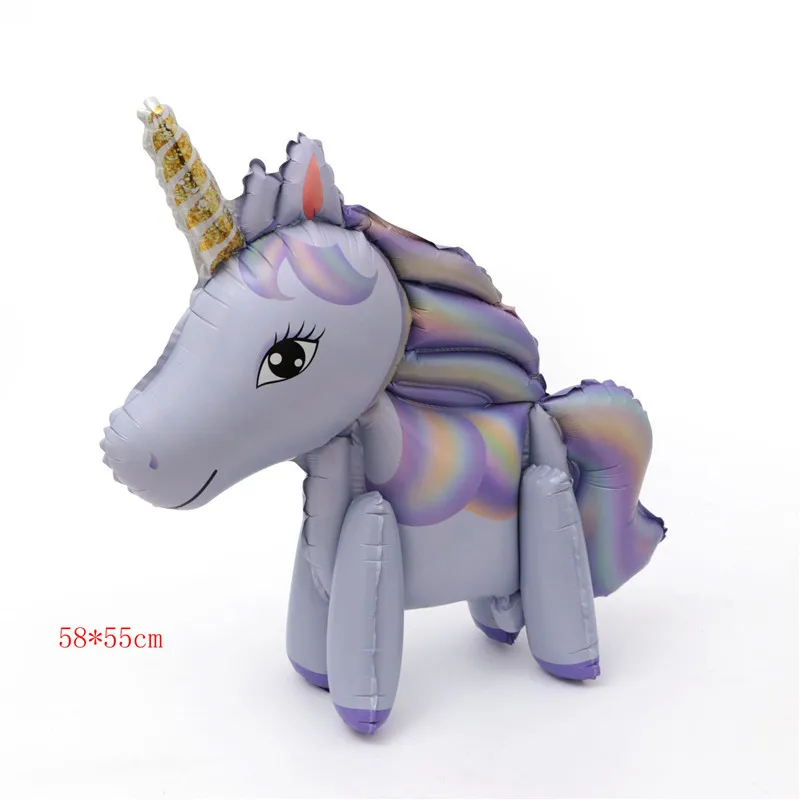 3D Purple 13 шт./компл. на день рождения воздушные шары синий розовый номер Фольга воздушные шары 1 2 3 4 5 6 7 8 9 лет Happy День рождения украшения дети клипсы для воздушных шаров - Цвет: 3D Purple
