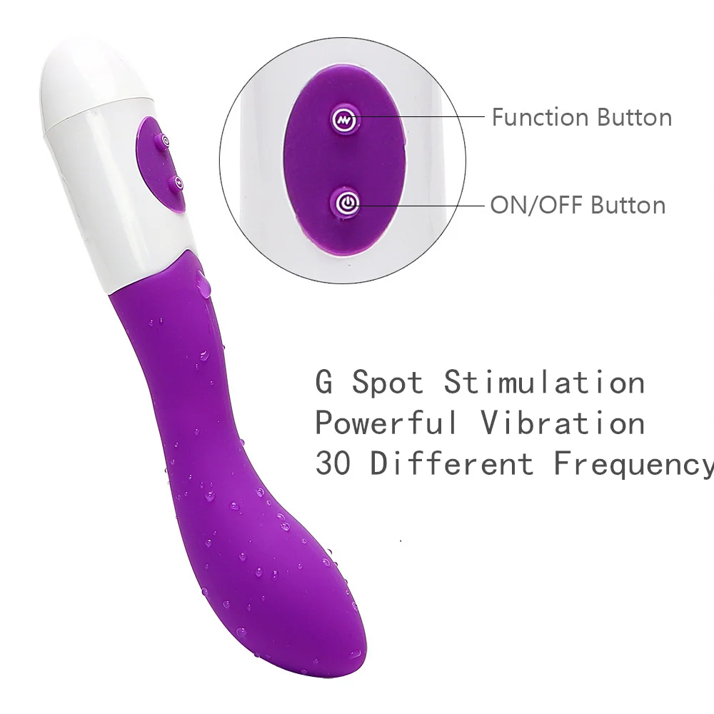 30 Частота G-spot стимулирующий вибратор фаллоимитатор 10 скоростей